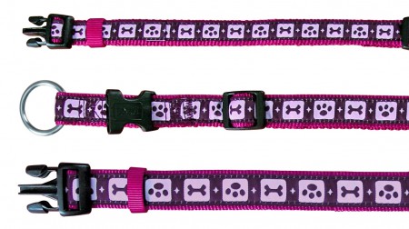 Modern Art Collar Bordeaux